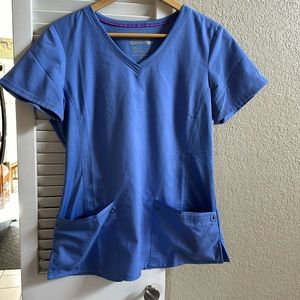 Purple Label Yoga Scrub Top- size medium